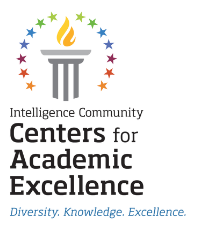 "KU Intelligence Community Center for Academic Excellence Logo"